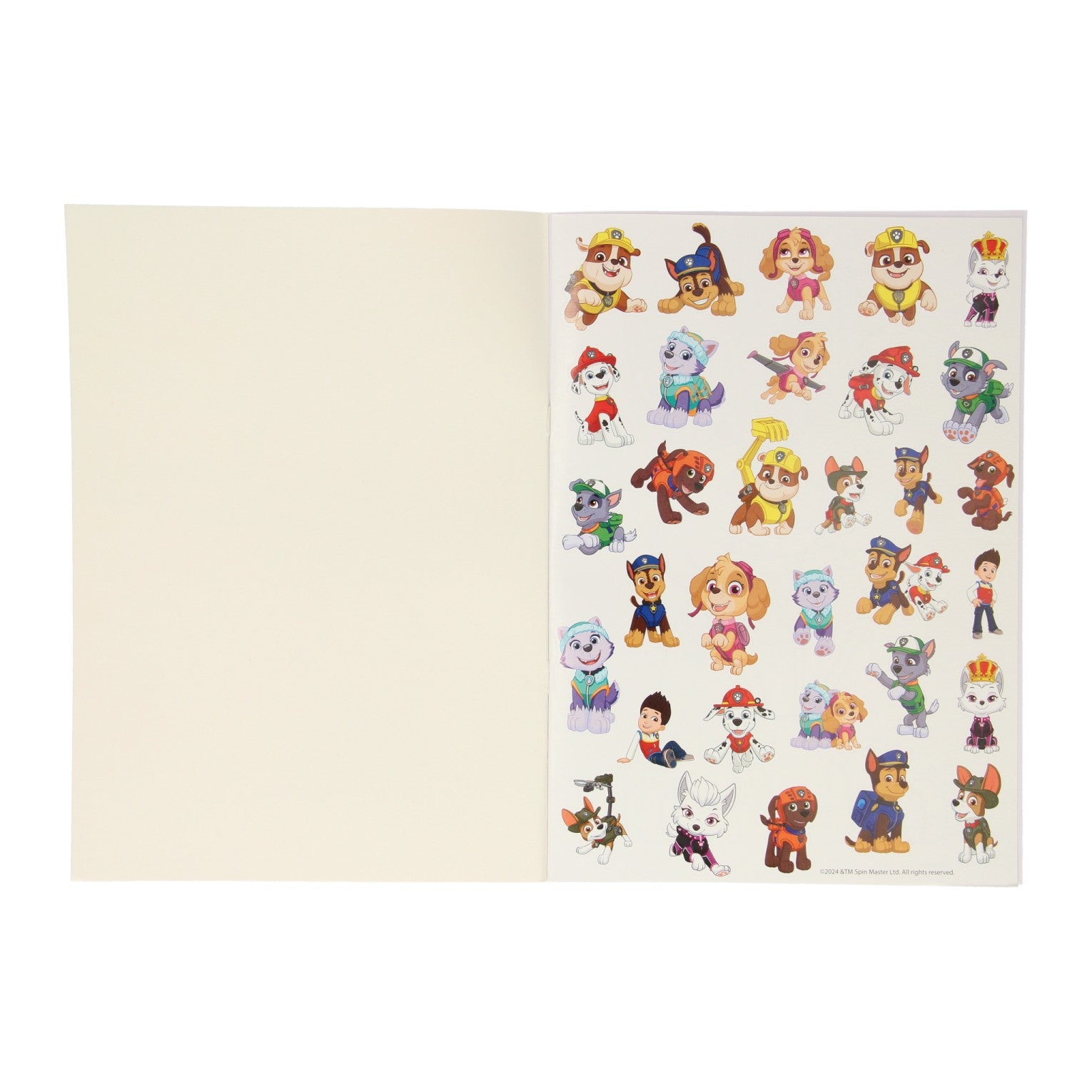 Verbind de punten kleurboek paw patrol