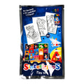 Wins holland kleurboekje sinterklaas met 4 waskrijtjes en stickervel