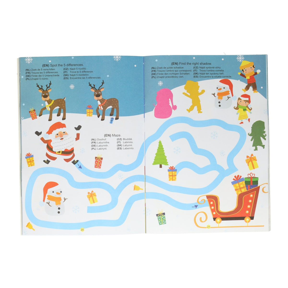 Wins Holland - Wins Holland Kleur- en activiteitenboek a4 kerstmis