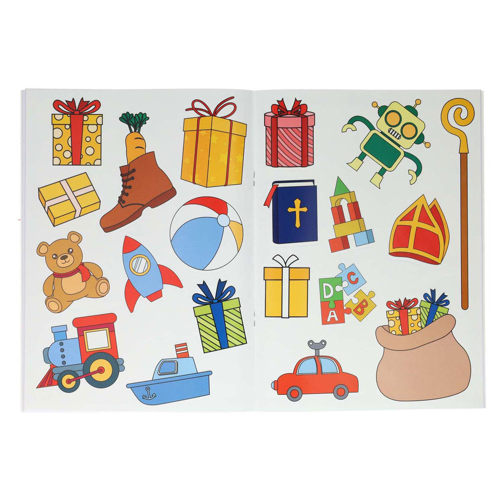 Sinterklaas sticker-en kleurboek 2 a. a4