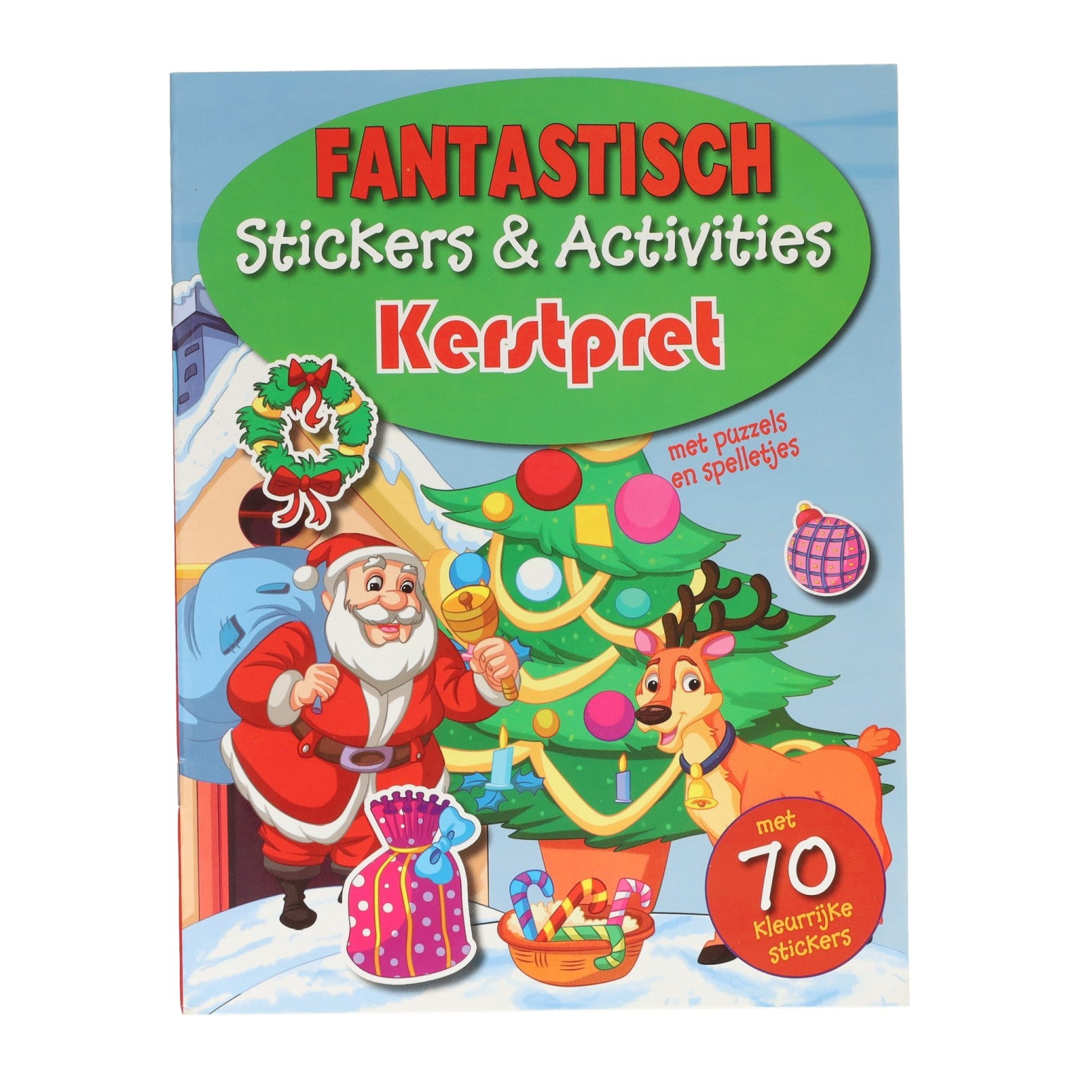 Boek specials nederland bv fantastisch stickers- en activiteiten kerstpret