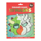 Wins Holland - Wins Holland Kleur je eigen masker dino - 4 maskers