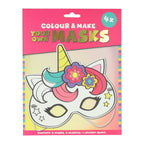Wins Holland - Wins Holland Kleur je eigen masker eenhoorn - 4 maskers