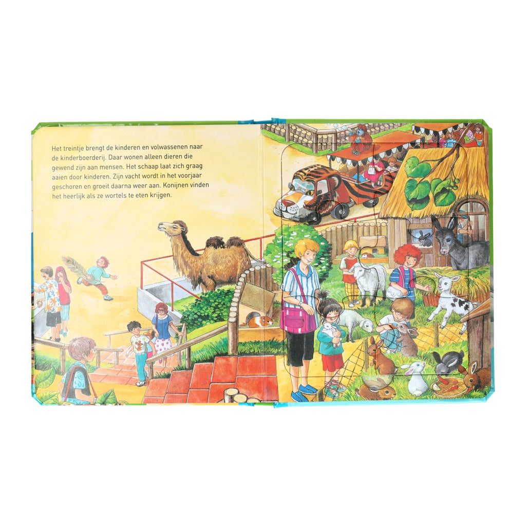 Wins holland puzzelboek in de dierentuin (met 5 legpuzzeltjes)
