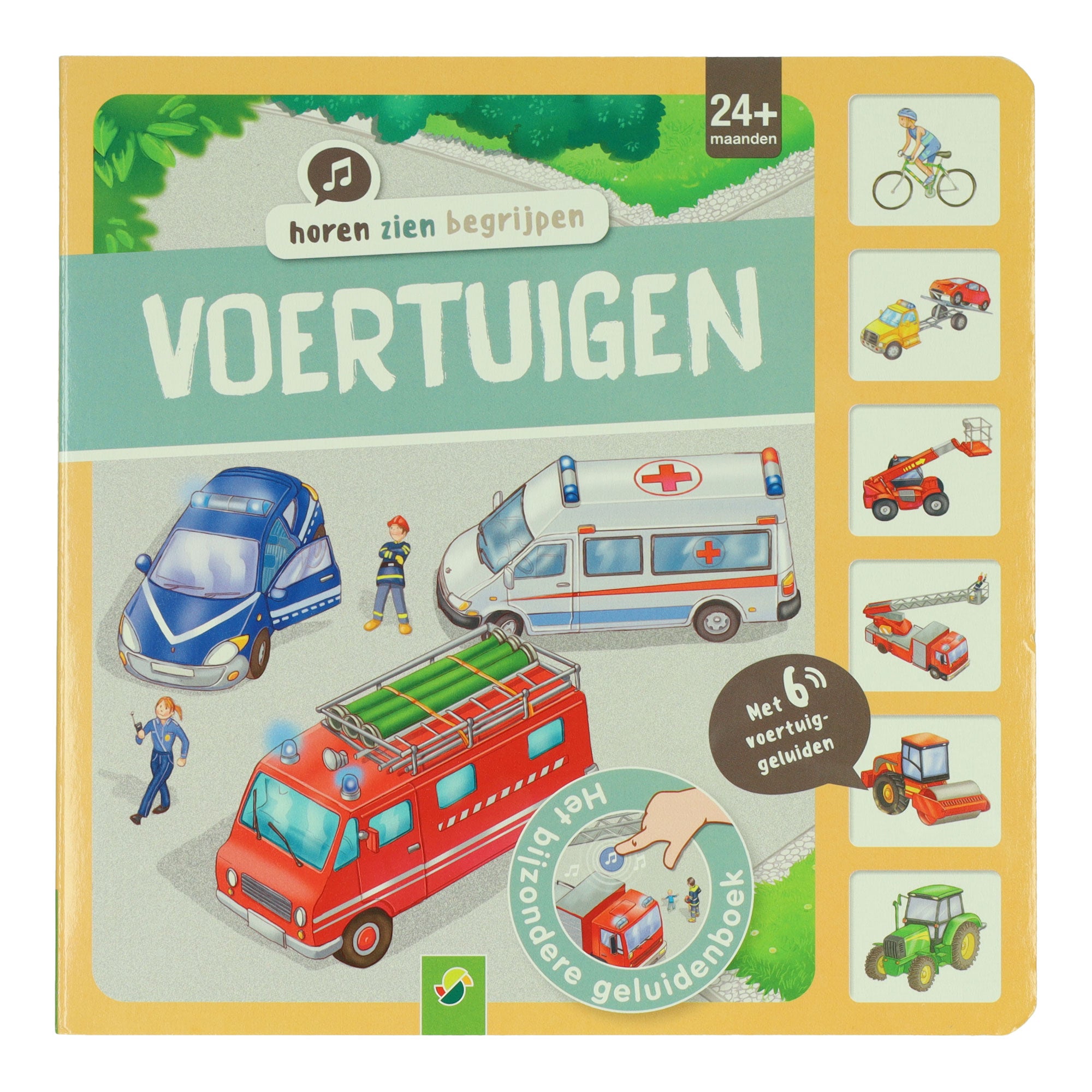 Wins holland geluidenboek voertuigen 6 geluiden