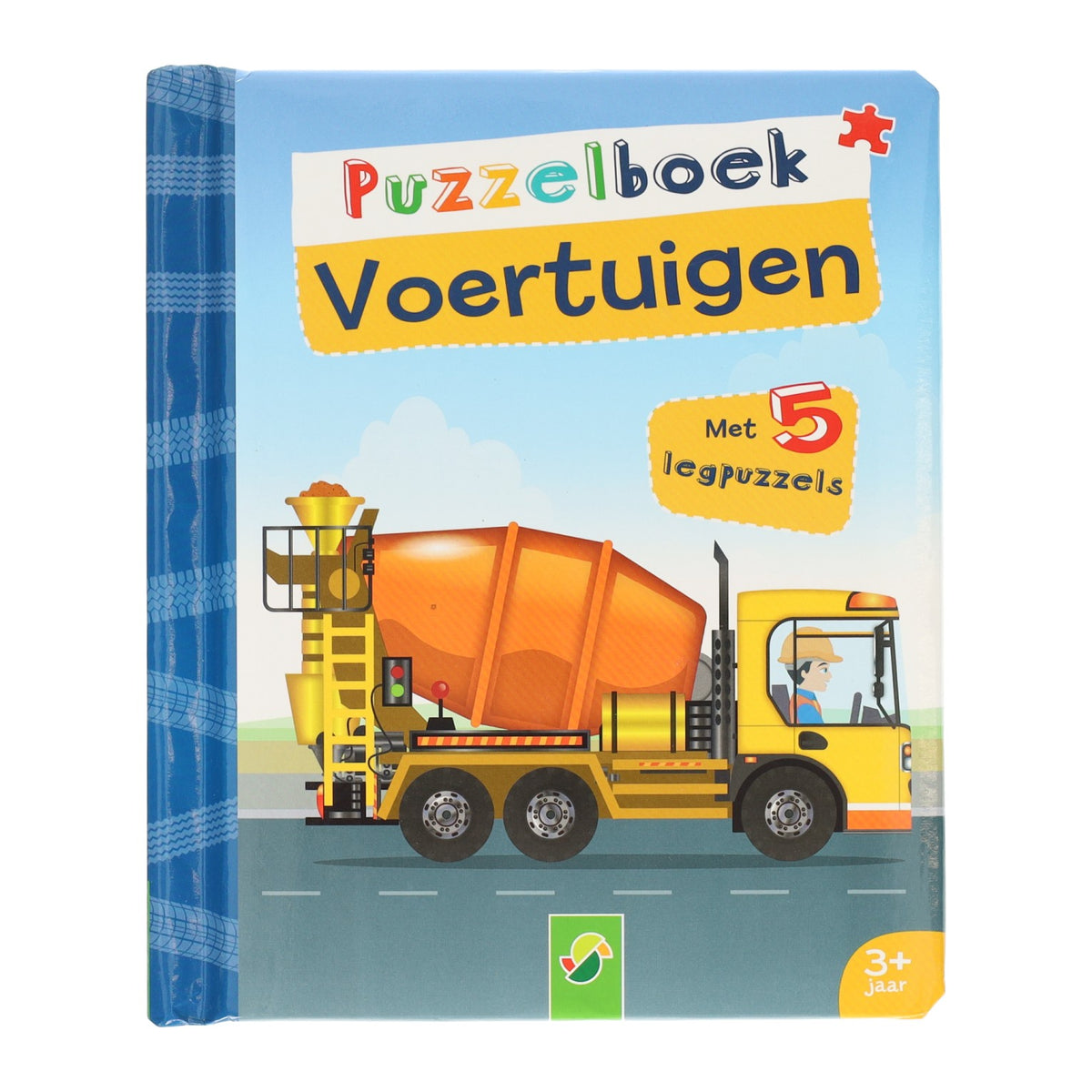 Wins Holland - Wins Holland Puzzelboek voertuigen - 5 legpuzzels