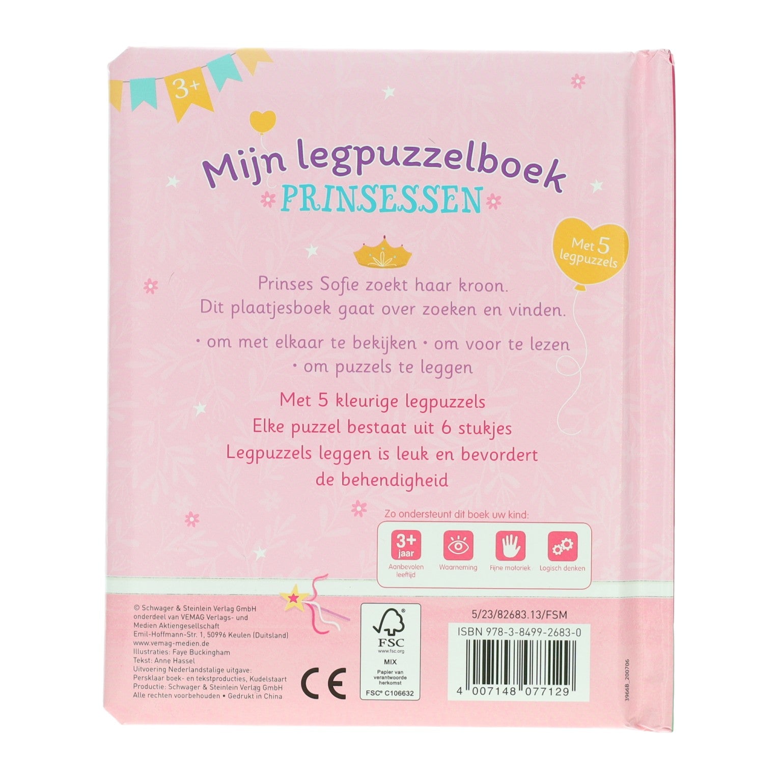 Wins holland mijn legpuzzelboek prinsessen