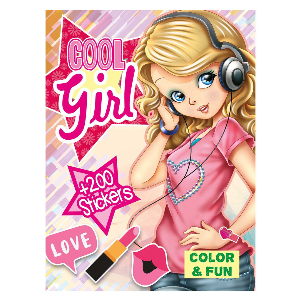 Boek Specials Nederland- Boek Specials NederlandColor & fun girls kleurboek met 200 stickers