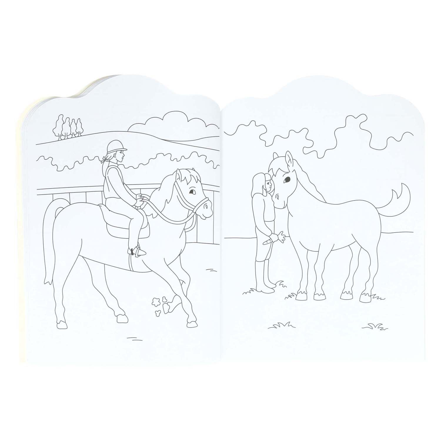 Wins holland kleurboek voor kinderen pony's en paarden, 96pag