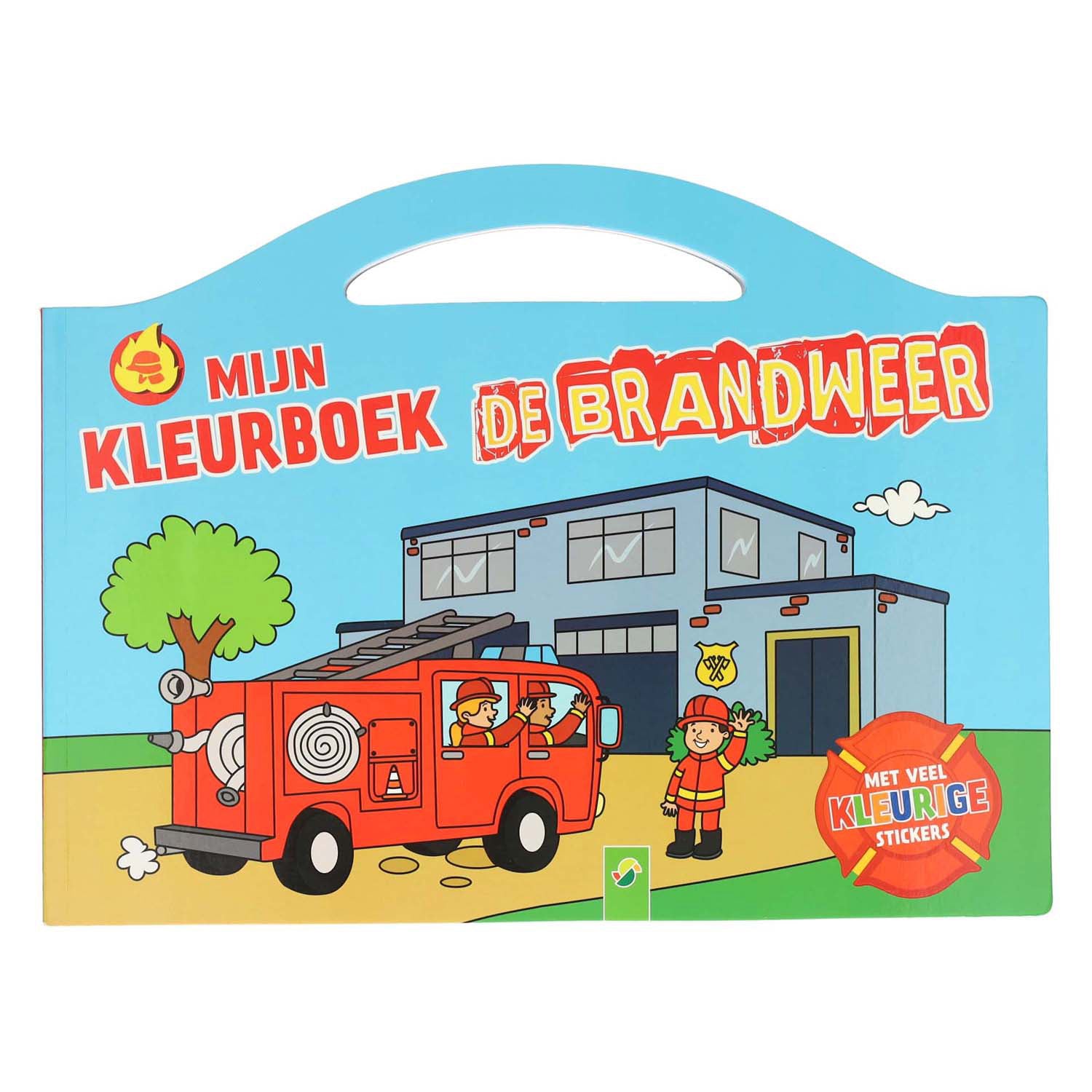 Wins Holland - Wins Holland Mijn kleurboek de brandweer - met stickers en 96 kleurplaten