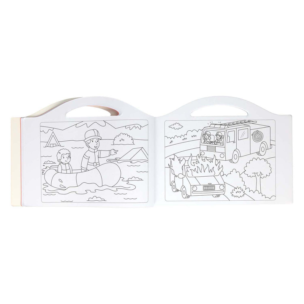 Wins Holland - Wins Holland Mijn kleurboek de brandweer - met stickers en 96 kleurplaten