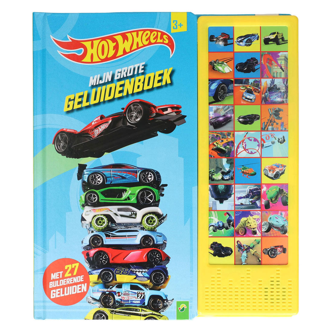 Wins Holland - Wins Holland Mijn grote geluidenboek hot wheels - met 27 geluiden