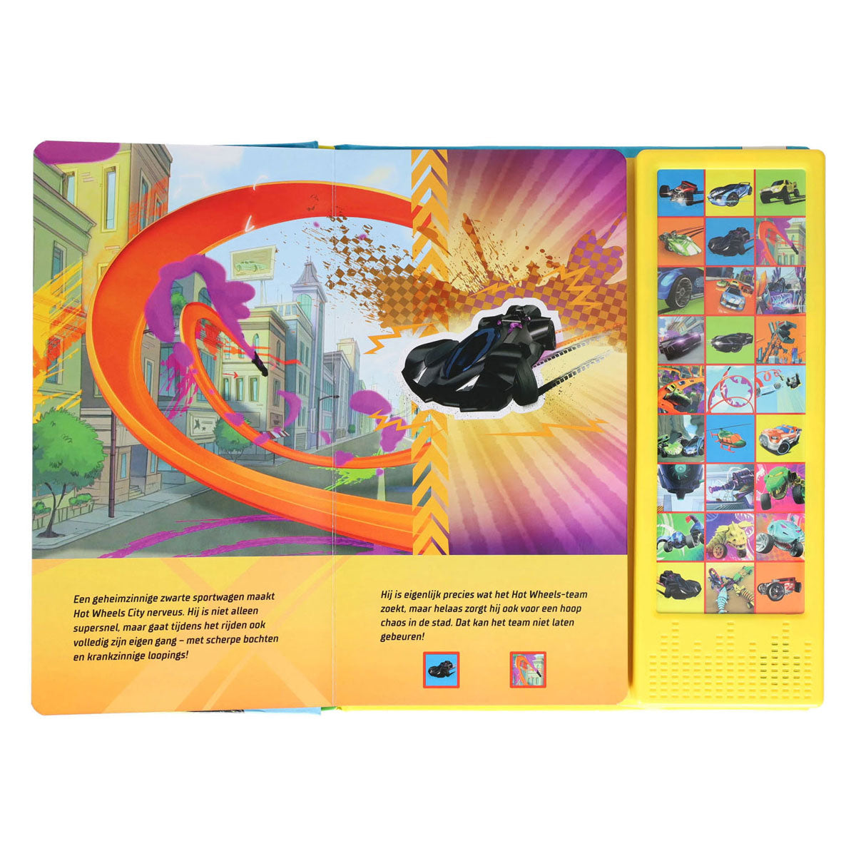 Wins Holland - Wins Holland Mijn grote geluidenboek hot wheels - met 27 geluiden