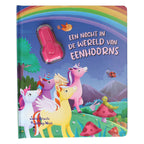 Wins holland kartonboek met zaklamp eenhoorn - 3jr.