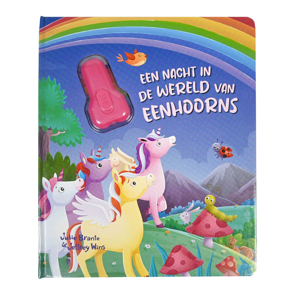 Wins Holland - Wins Holland Kartonboek met zaklamp eenhoorn - 3jr.