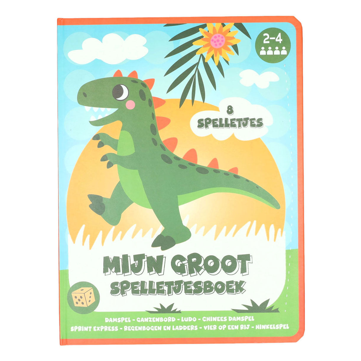 Wins Holland - Wins Holland Bordspellen boek 8 spellen dinosaurus - 3jr.