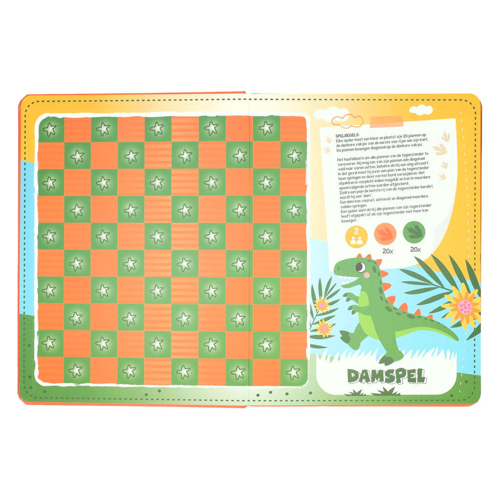 Wins Holland - Wins Holland Bordspellen boek 8 spellen dinosaurus - 3jr.