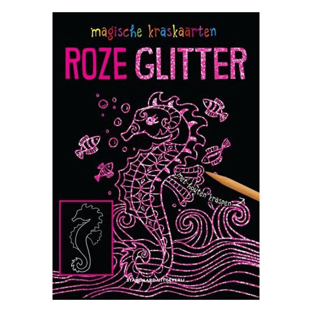 Wins Holland - Wins Holland Magische kraskaarten: roze glitter