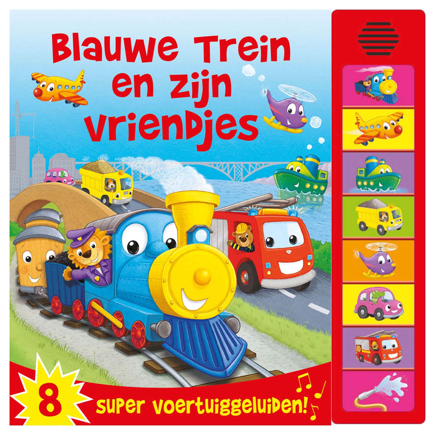 Rebo publishers geluidenboek: blauwe trein en zijn vrien