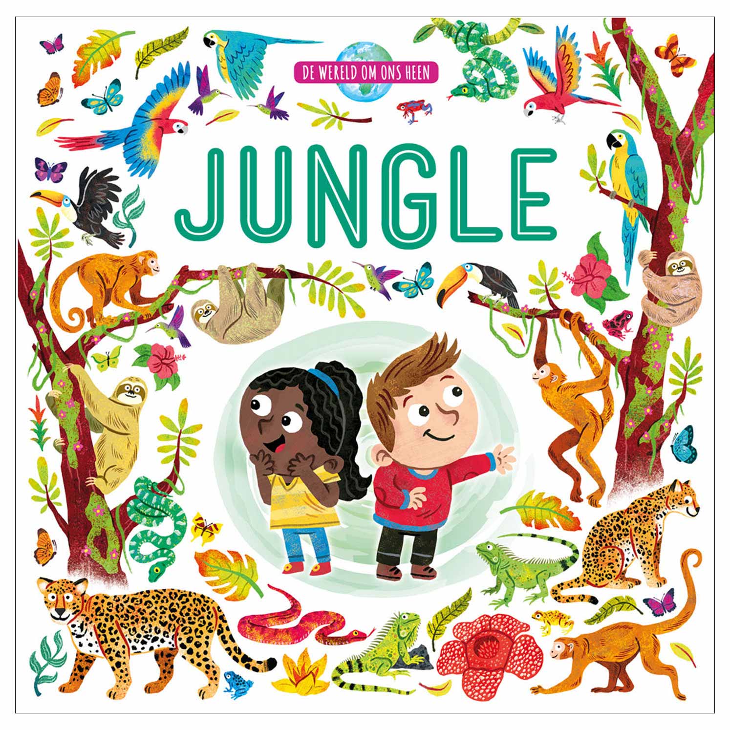 Rebo publishers kartonboek de wereld om ons heen - jungle