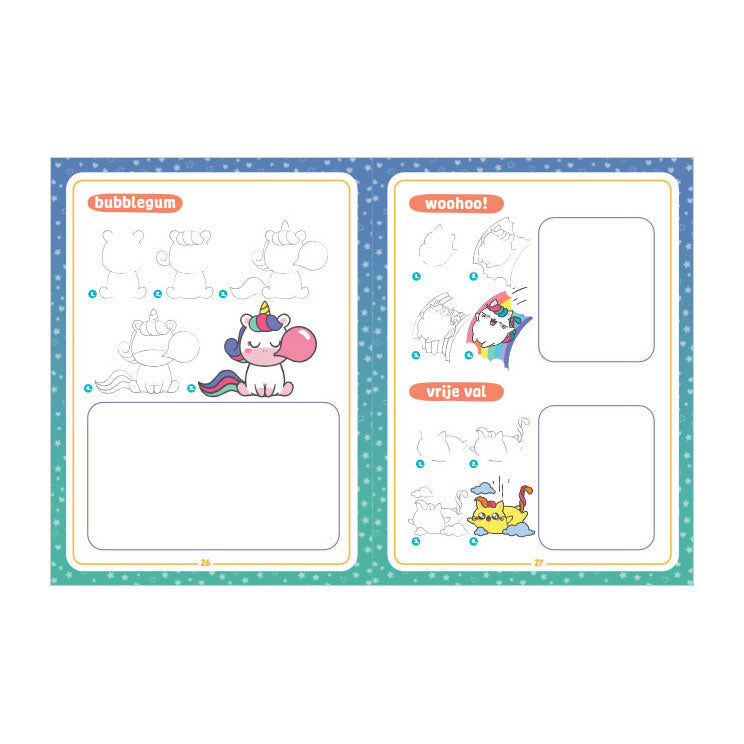 Rebo Publishers - Rebo Publishers Kawaii tekenen unicorns & friends