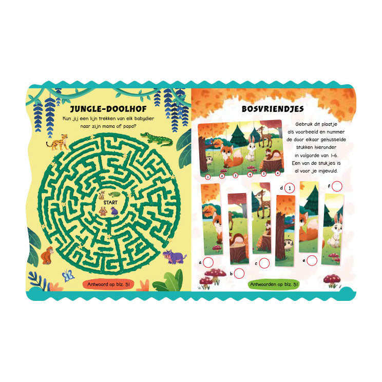 Rebo Publishers - Rebo Publishers Dieren - stickerplezier activiteitenboek