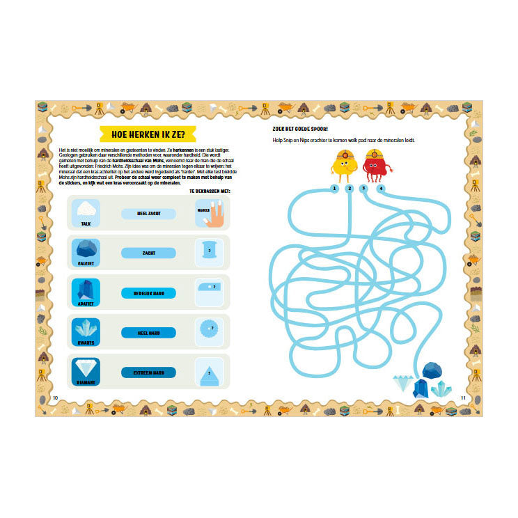 Rebo Publishers - Rebo Publishers Geologie - gek op wetenschap met 100+ stickers