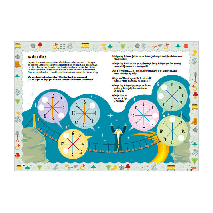 Rebo Publishers - Rebo Publishers Getallentovenaar - gek op getallen - 100+ stickers