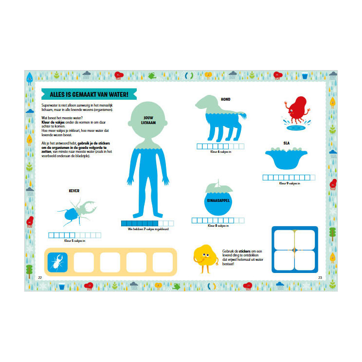 Rebo Publishers - Rebo Publishers Water - gek op wetenschap met 100+ stickers