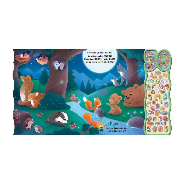 Rebo Publishers - Rebo Publishers Babydieren - 50 geluidenboek