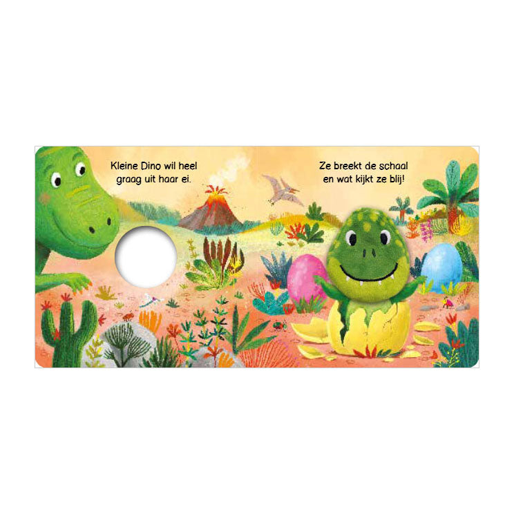 Rebo Publishers - Rebo Publishers Kleine dino - vingerpopboek
