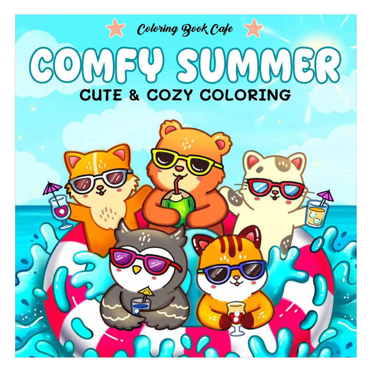 Rebo Publishers - Rebo Publishers Comfy summer - cute & cozy kleurboek