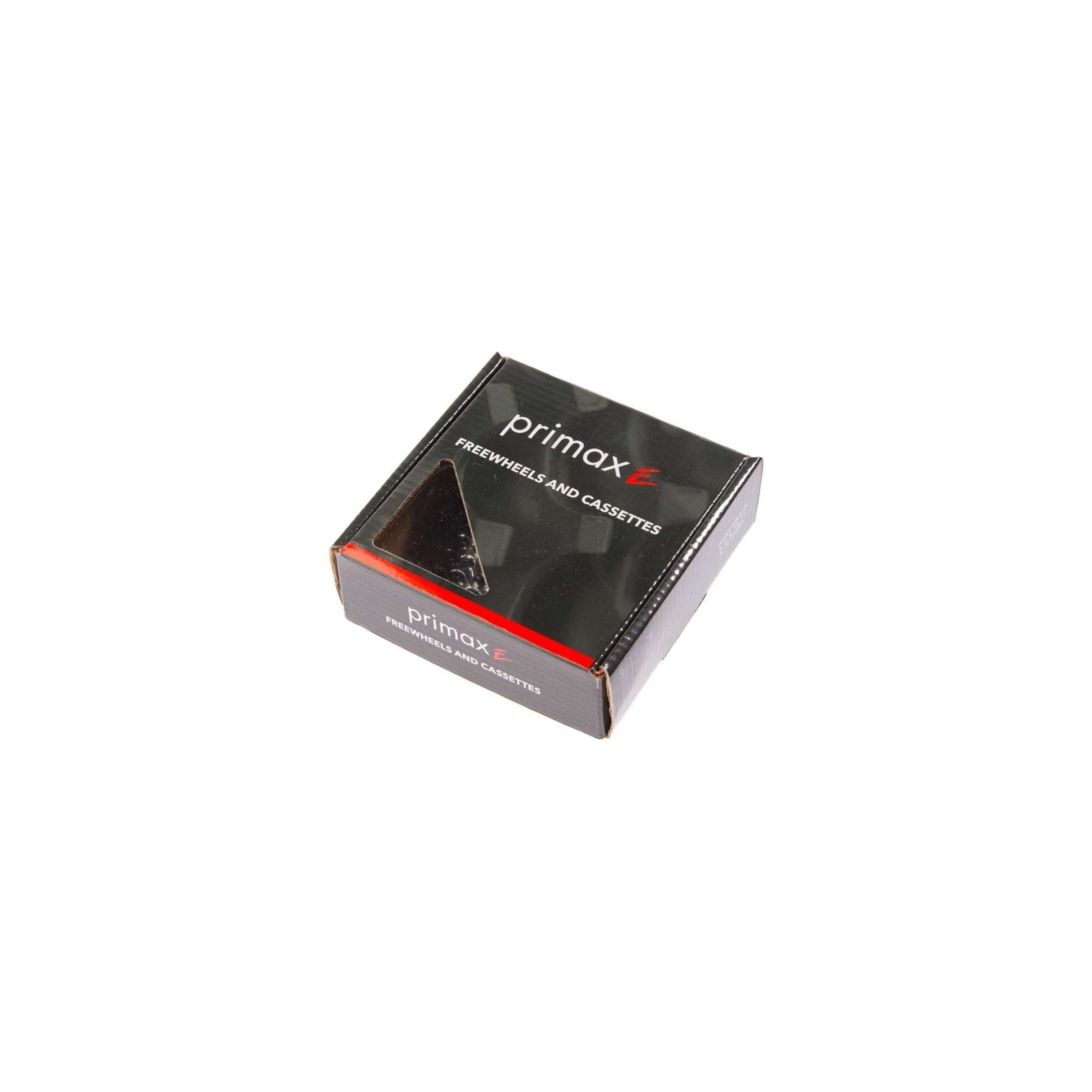 Primax e freewheel 7 speed 14-28t zwart-bruin in box