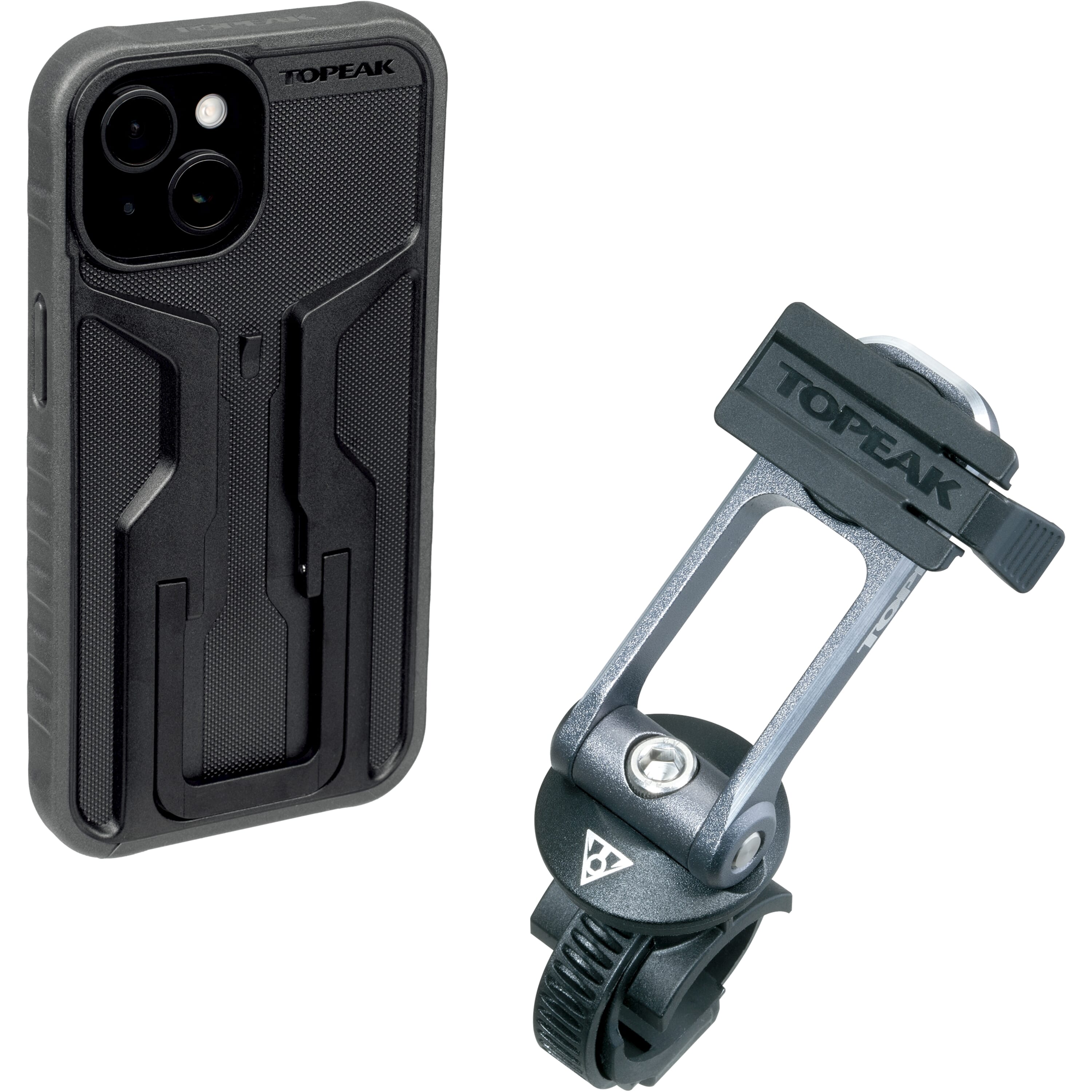 Topeak - telefoonhouder ridecase iphone 15 plus & bevestiging