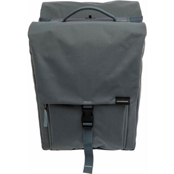 Burgers - New Looxs - Burgers - New Looxs Tas new looxs tulum afneembaar dubbel grijs/groen | 32l
