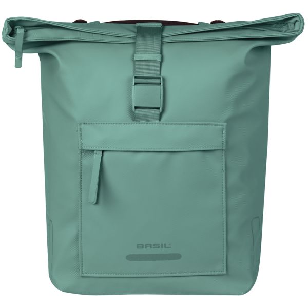 Basil B.V. - B.V. Dubbele fietstas basil brooklyn mik 41l 14 x 30 x 37 cm - groen