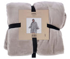 No Brand - No Brand Hoodie plaid sherry 70x110 cm pumice stone