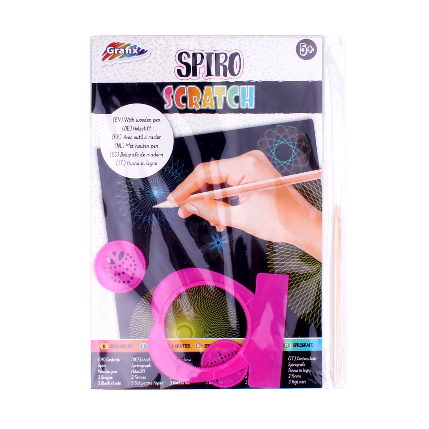 Grafix a4 kraskunst spiro 27,5x15cm