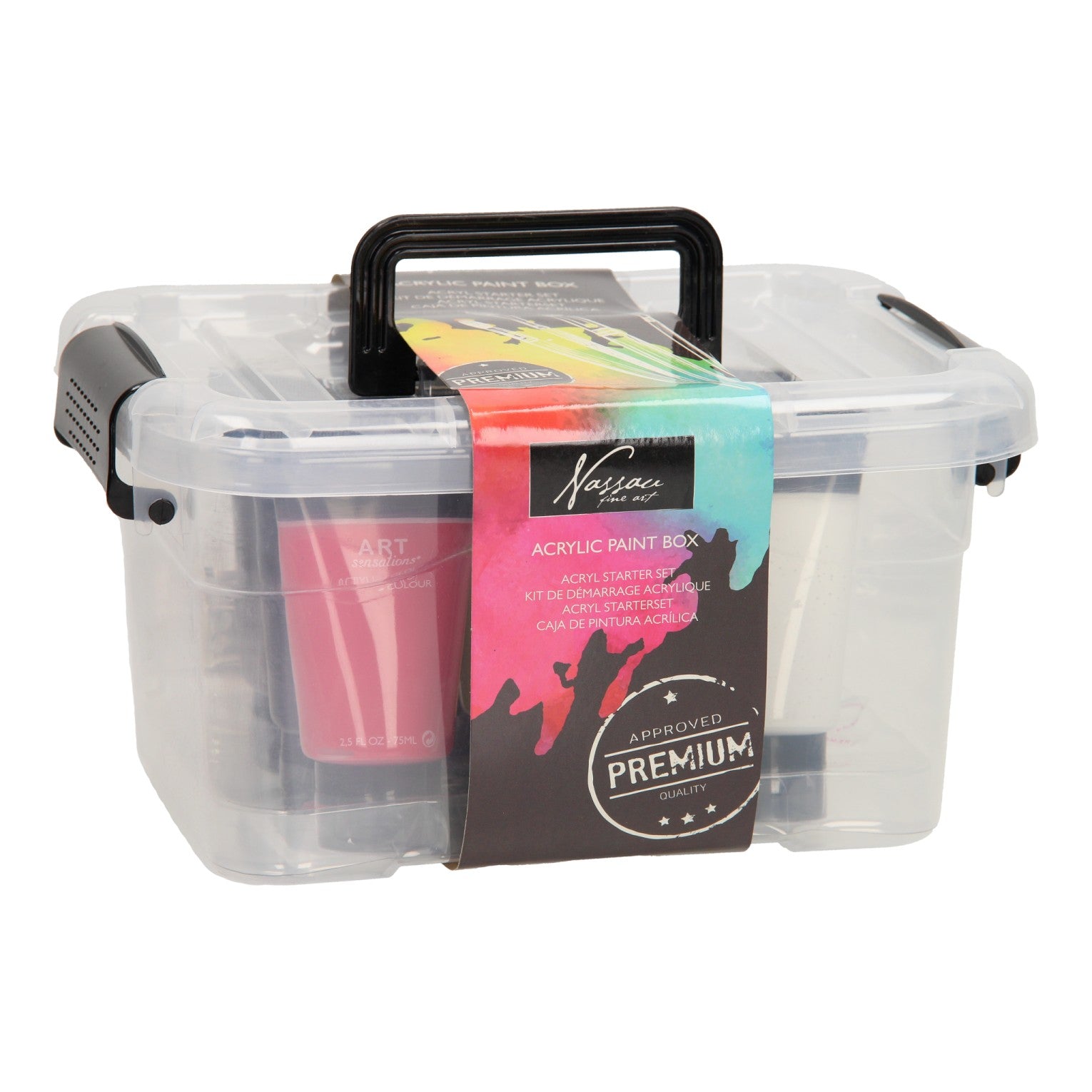 Creative craft group acryl starterset met 6 penselen