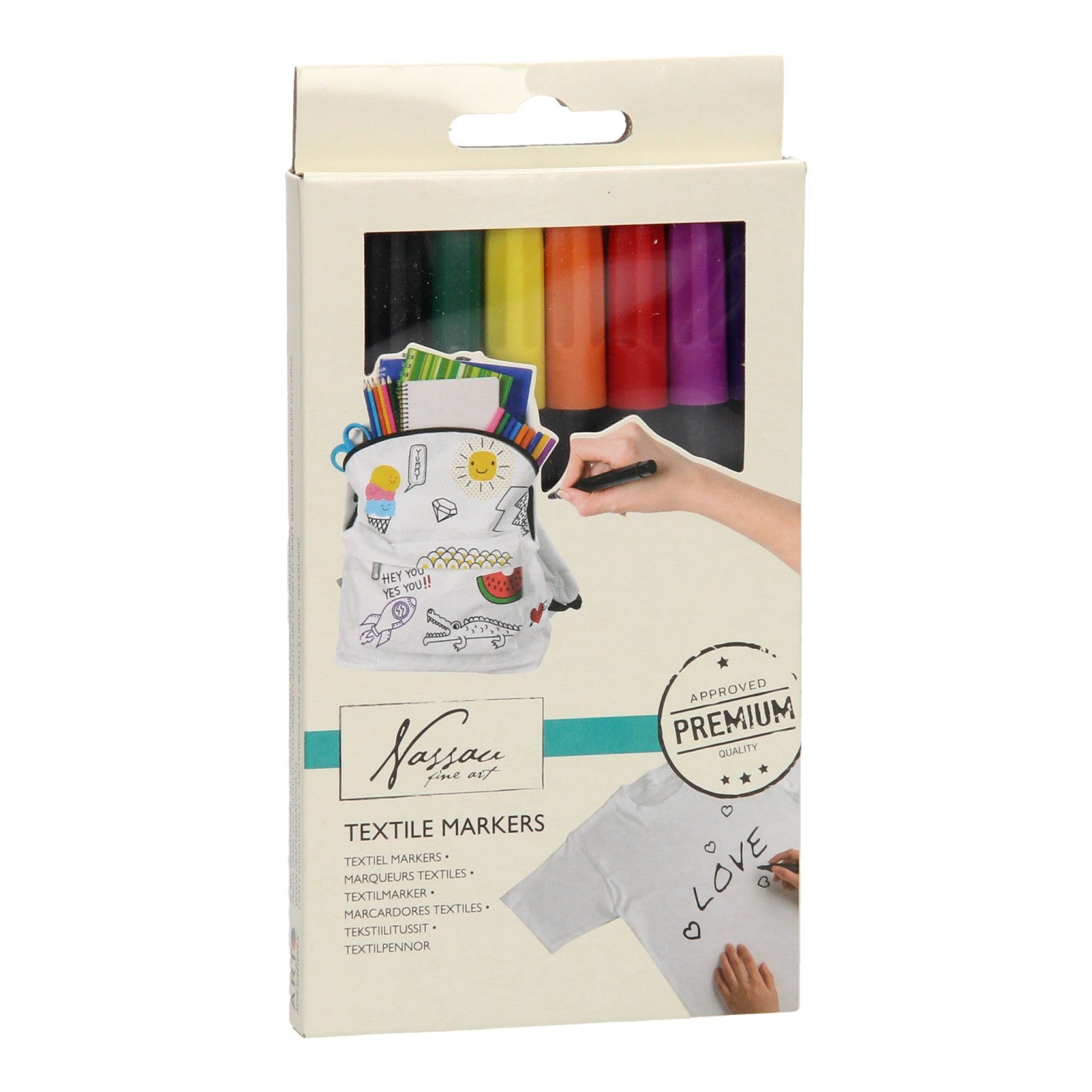 Creative Craft Group - Creative Craft Group Textielstiften 8st.