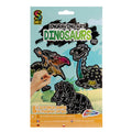 Creative craft group scratch set magneten dinosaurus, 10st.