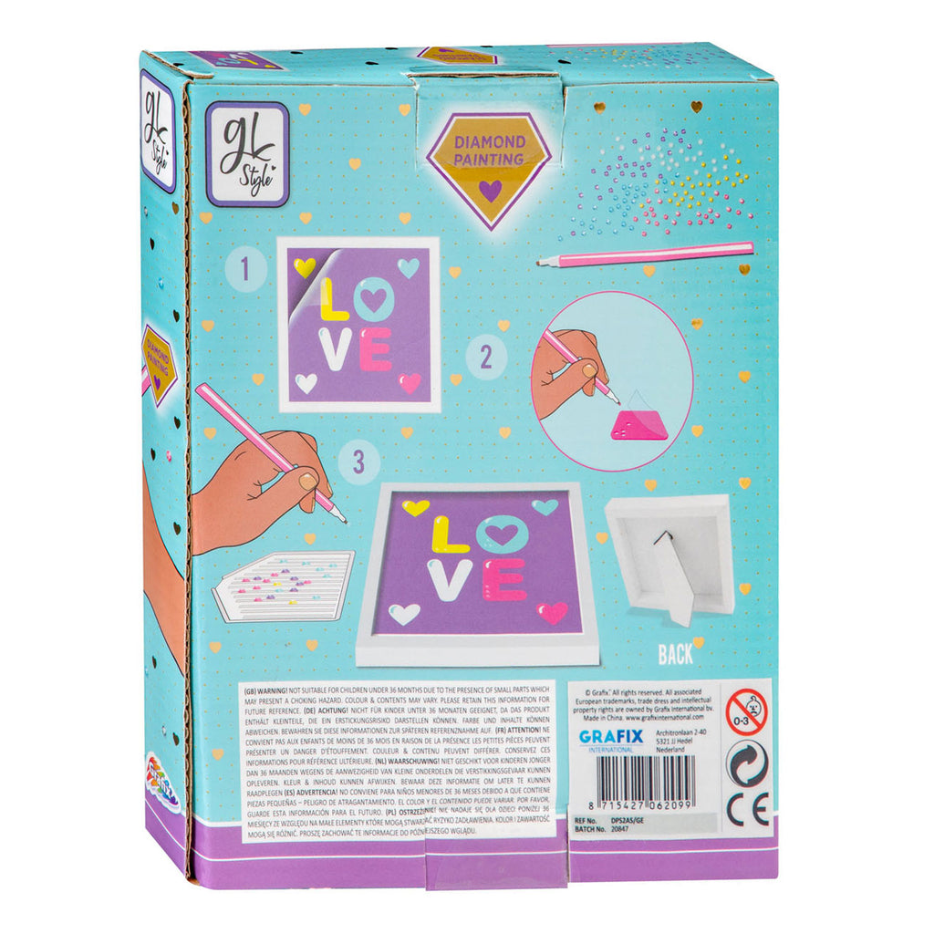 Grafix diamond painting inclusief frame