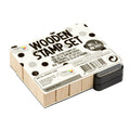 Creative craft group houten stempelset - figuren, 27dlg.