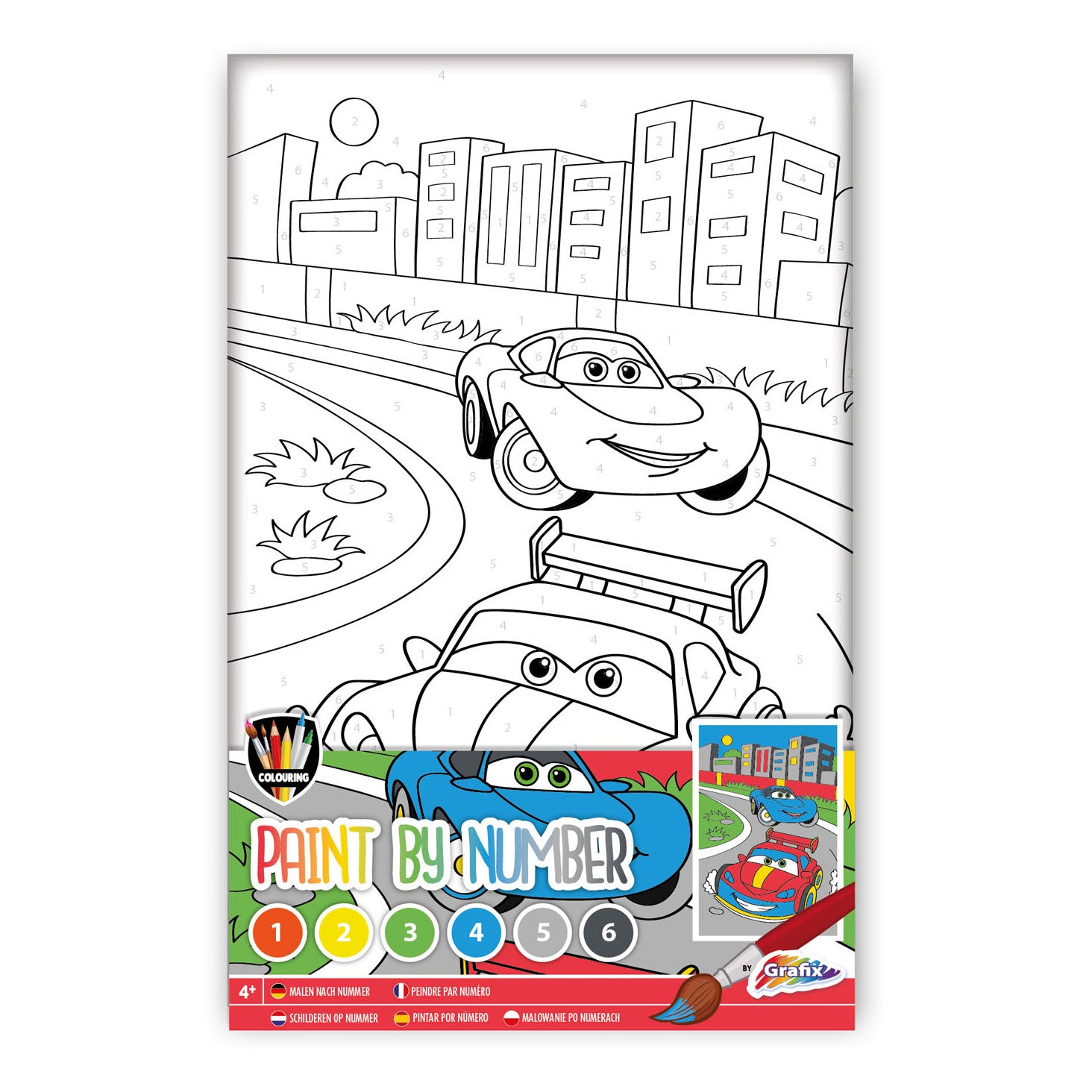 Grafix schilderen op nummer - auto's