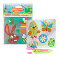 Grafix diamond painting stickers pasen 5 stuks- leeftijd vanaf 5 jaar
