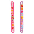 Grafix - Grafix Diamond painting armbanden roze 2st.