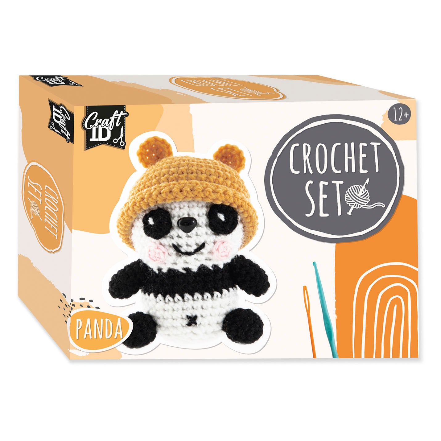 Creative Craft Group - Creative Craft Group Haakpakket panda met mutsje