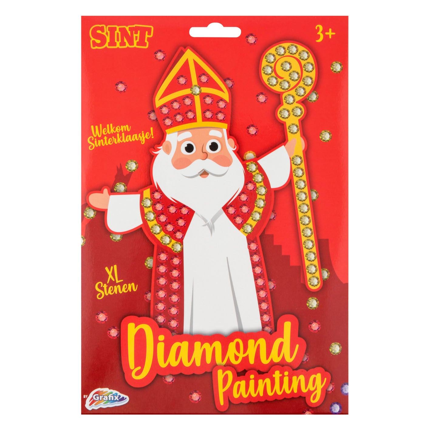 Grafix - Grafix Sinterklaas mozaiek diamond painting - xl stenen