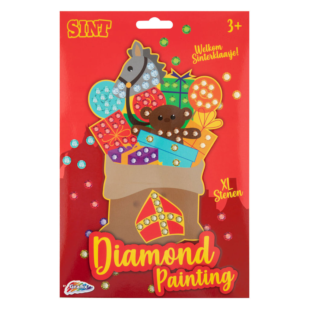 Grafix - Grafix Sinterklaas mozaiek diamond painting - xl stenen