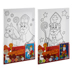 Grafix sinterklaas canvas schilderen op nummer